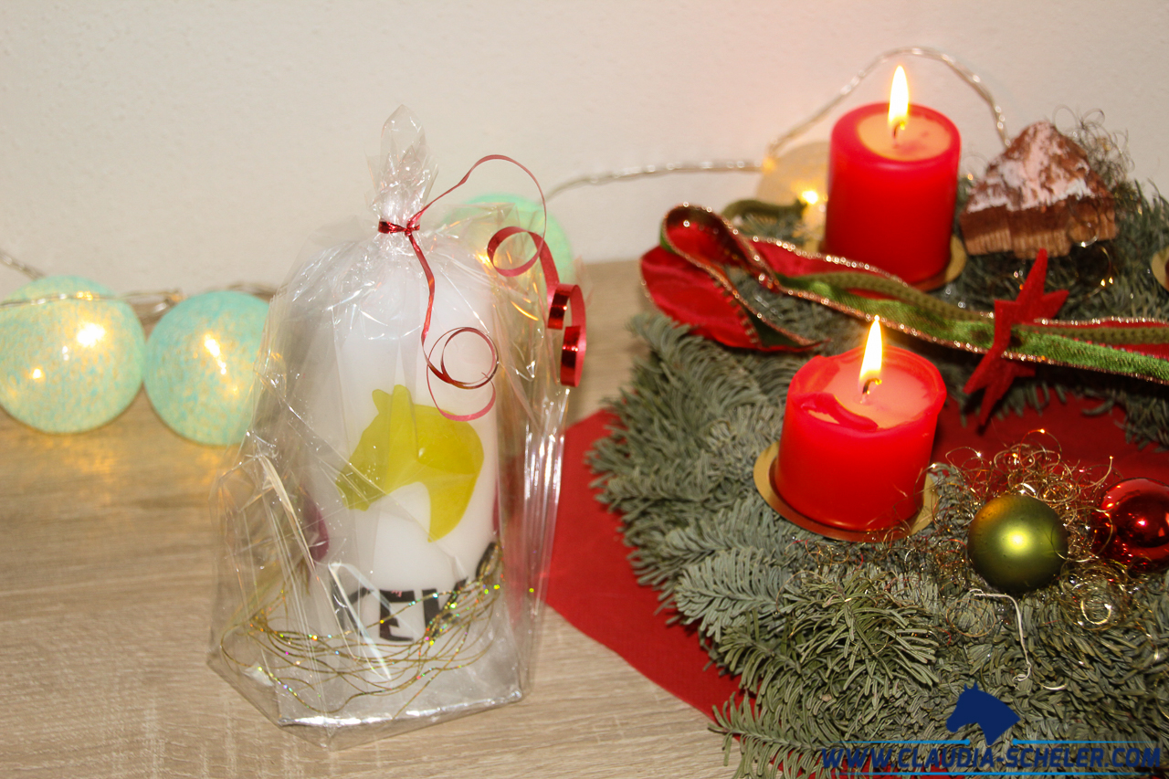 DIY Weihnachtsgeschenke DIY Kerze selbst gestalten